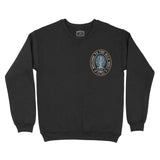 Austin Crewneck in Black - front view