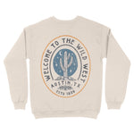 Austin Crewneck in Natural - back view