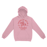 Austin Western Cowboy Hoodie Light Pink front