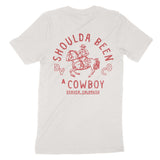 Denver Western Cowboy T-Shirt Vintage White back