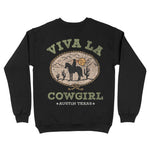 Austin Viva Cowgirl Crewneck Black back