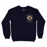 Austin Viva Cowgirl Crewneck Navy front