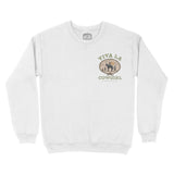 Austin Viva Cowgirl Crewneck White front