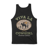 Austin Viva Cowgirl Tank Top Black back