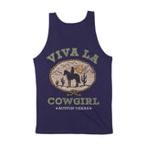 Austin Viva Cowgirl Tank Top Navy back