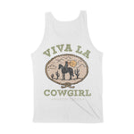 Austin Viva Cowgirl Tank Top White back