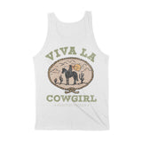 Austin Viva Cowgirl Tank Top White back