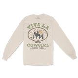 Austin Viva Cowgirl Longsleeve in Natural - front view