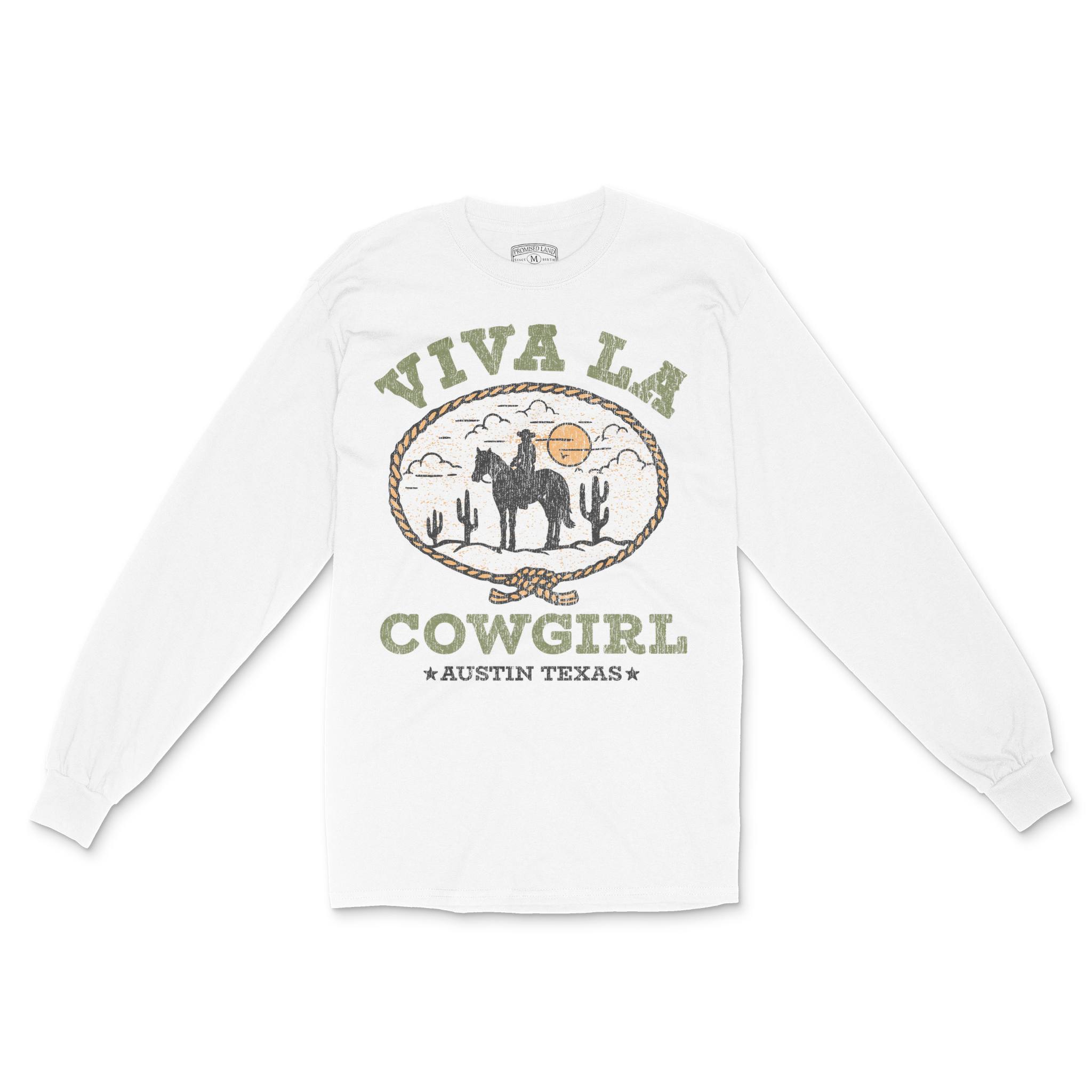 Austin Longsleeve in White - front view