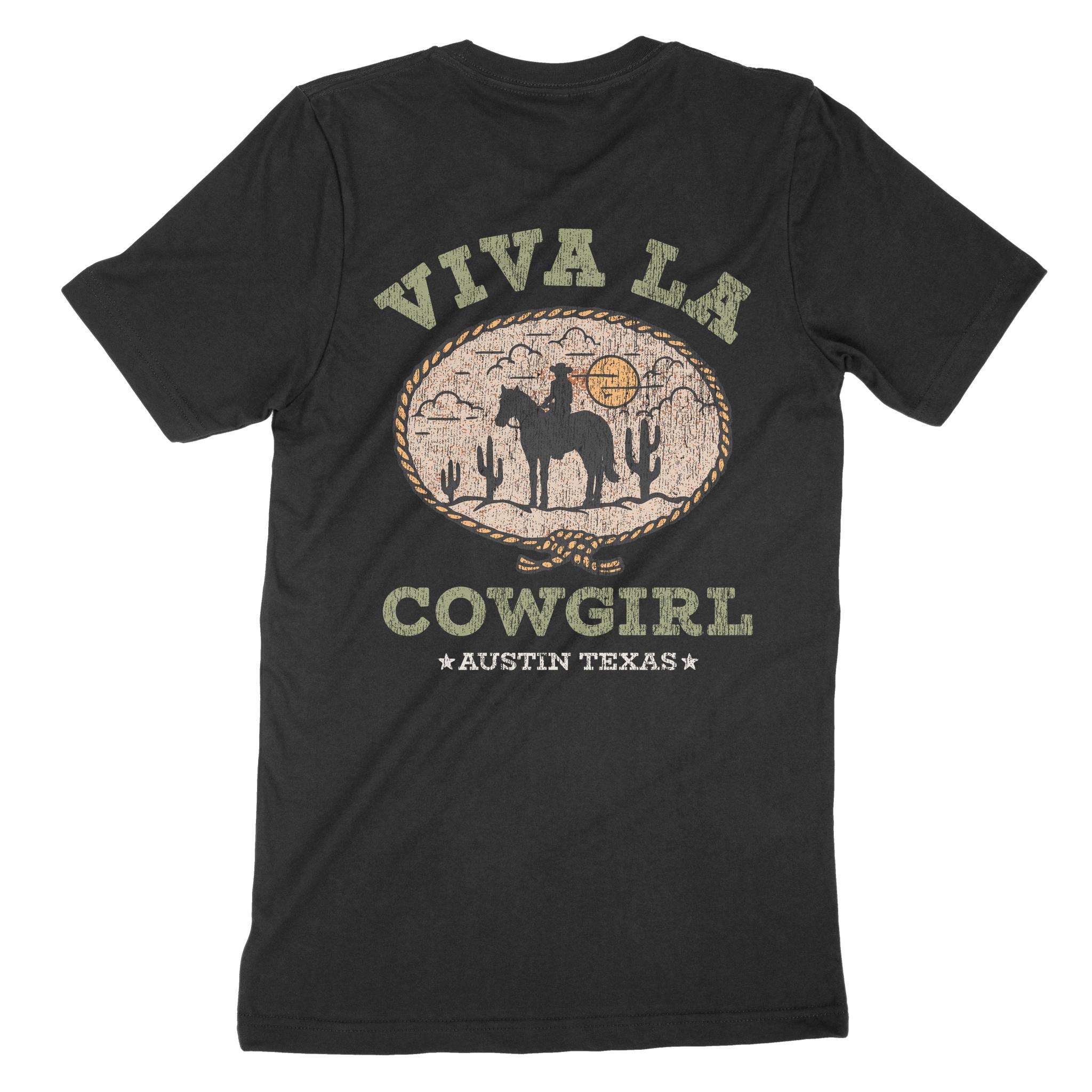 Austin T-Shirt in Black - back view