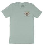 Austin Viva Cowgirl T-Shirt Dusty Blue front