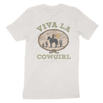 Austin Viva Cowgirl T-Shirt Vintage White back