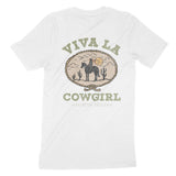 Austin Viva Cowgirl T-Shirt White back