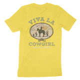 Austin Viva Cowgirl T-Shirt Yellow back