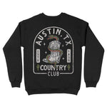 Austin Western Snake Crewneck Black back