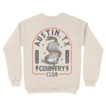 Austin Crewneck in Natural - back view