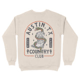 Austin Crewneck in Natural - back view