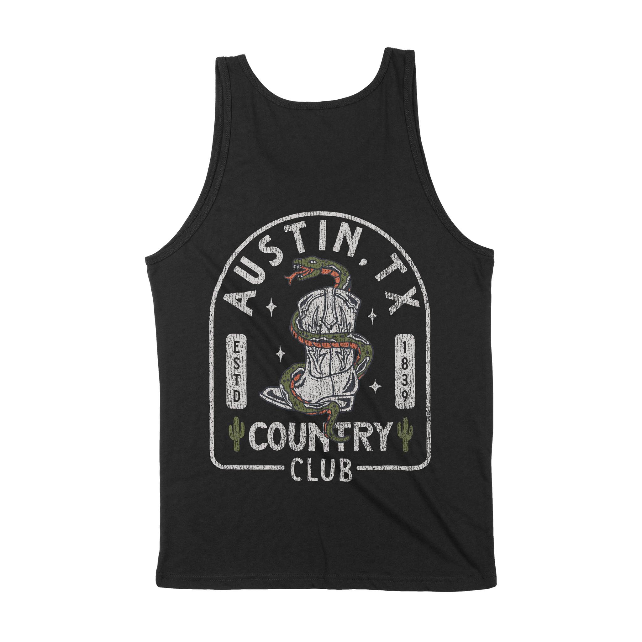 Austin Western Snake Tank Top Black back