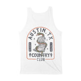 Austin Tank Top in White - back view