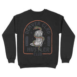Denver Western Snake Crewneck in Black - back view