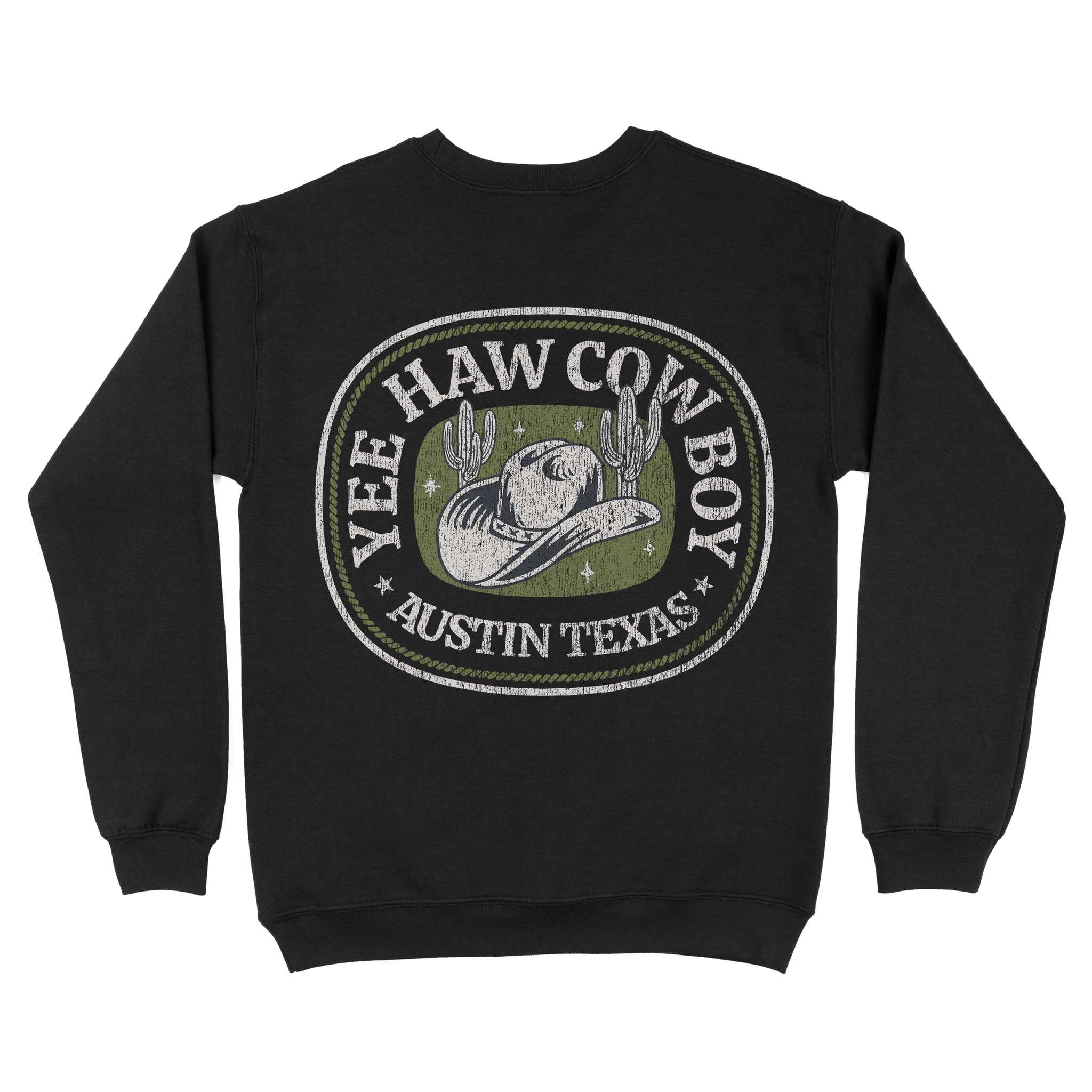 Austin Yee Haw Crewneck Black back