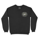 Austin Crewneck in Black - front view