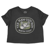 Austin Yee Haw Cropped Tee Black front