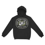 Austin Hoodie in Black - front view