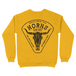 Austin Cattle Ranch Crewneck Gold back