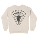 Austin Crewneck in Natural - back view