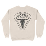 Austin Crewneck in Natural - back view