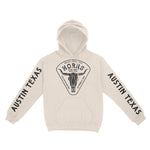 Austin Hoodie in Natural - front-sleeves view