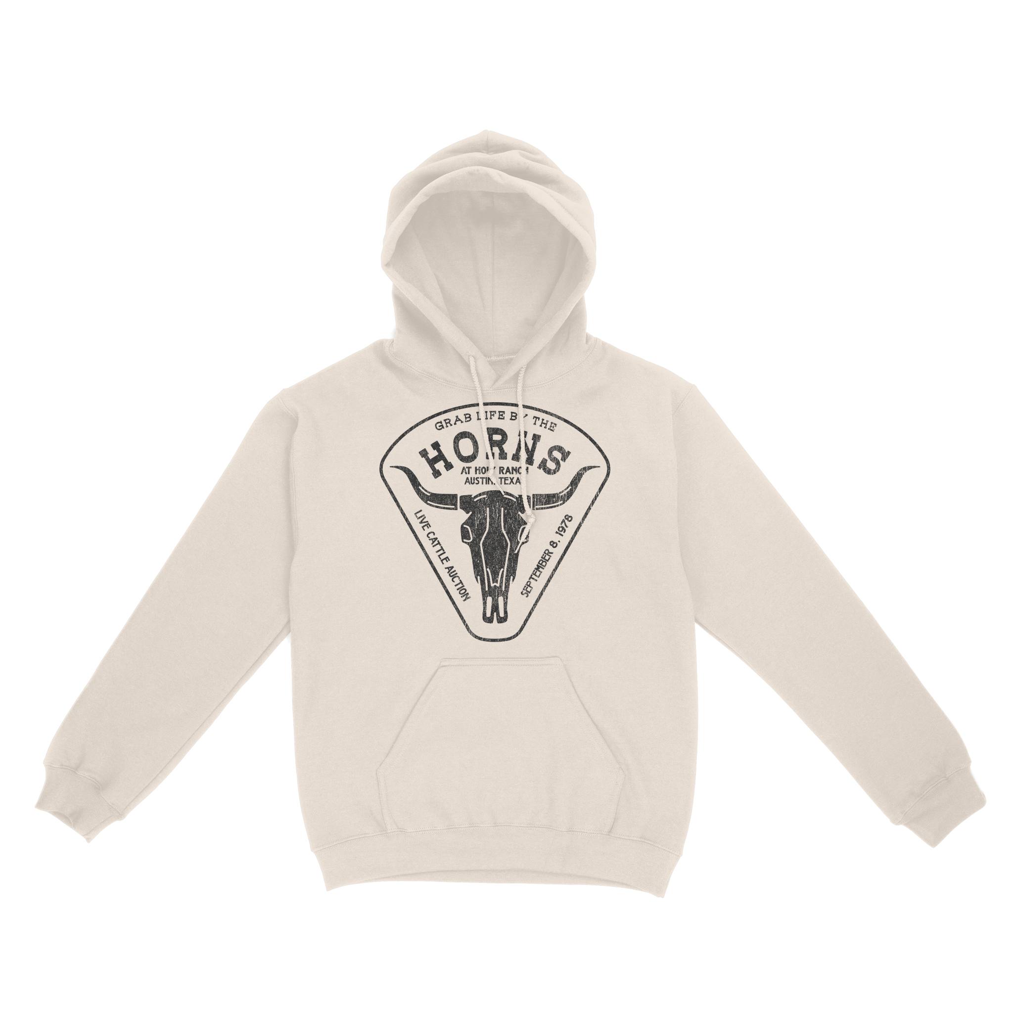 Austin Hoodie in Natural - front view