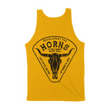 Austin Cattle Ranch Tank Top Gold back