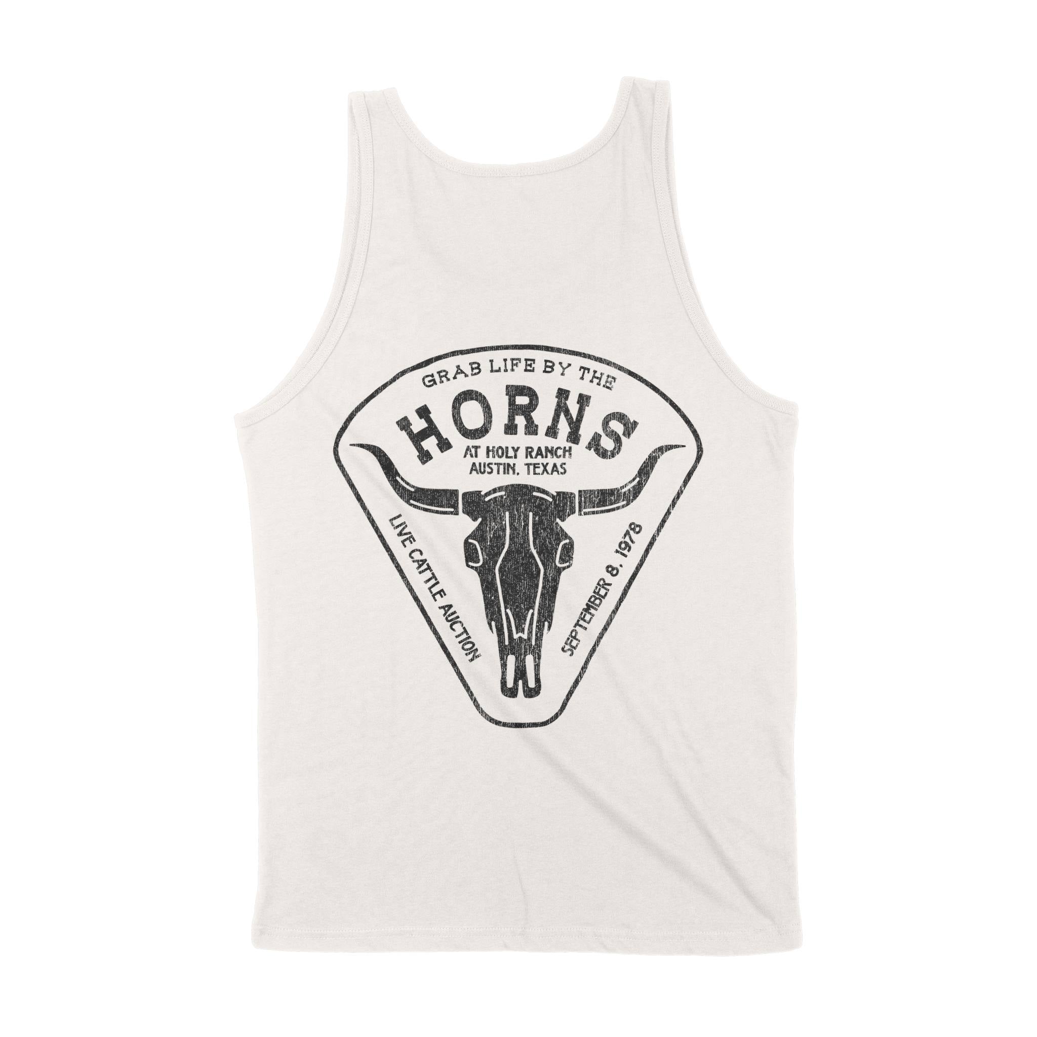 Austin Cattle Ranch Tank Top in Vintage - back view