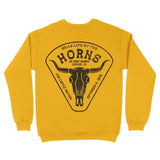 Denver Cattle Ranch Crewneck Gold back