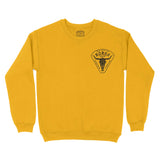 Denver Cattle Ranch Crewneck Gold front