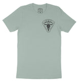 Denver Cattle Ranch T-Shirt Dusty Blue front