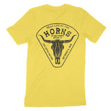 Denver Cattle Ranch T-Shirt Yellow back