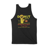 New York Donut Worry Tank Top Black back