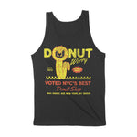 New York Tank Top in Black - back view