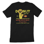 New York Donut Worry T-Shirt Vintage Black back