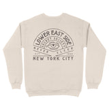 New York Secret Society Crewneck in Natural - back view