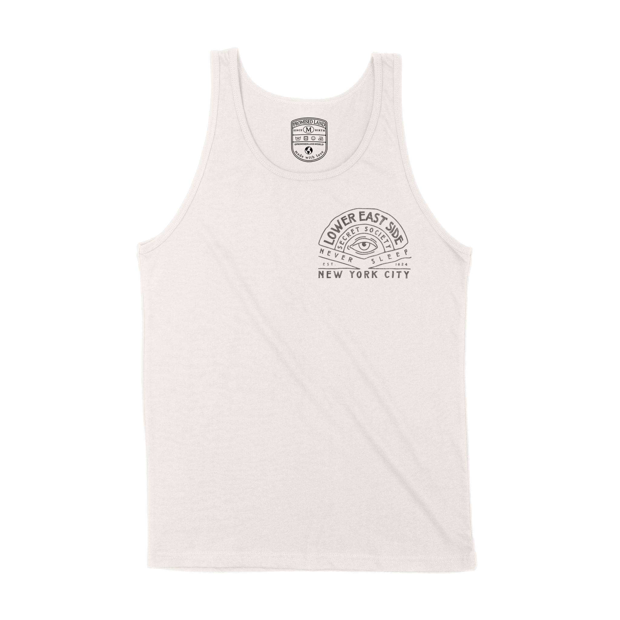 New York Secret Society Tank Top in Vintage - front view