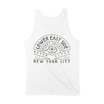 New York Tank Top in White - back view