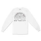 New York Longsleeve in White - front view