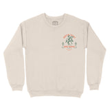 Austin Horse Training Crewneck in Natural - front view
