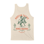 Austin Horse Training Tank Top Natural back