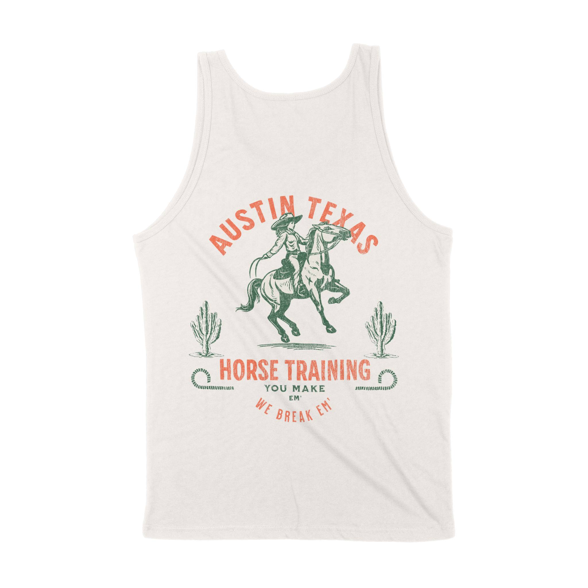 Austin Horse Training Tank Top in Vintage - back view