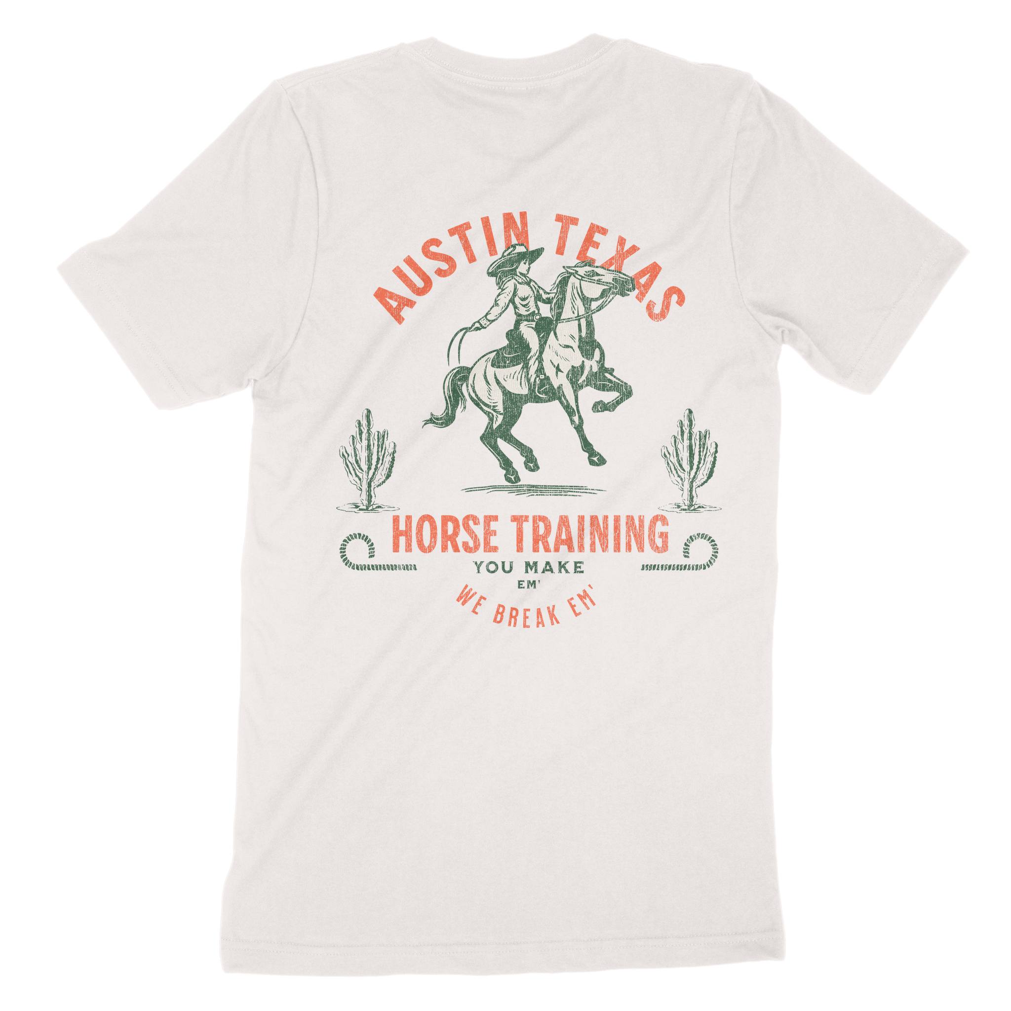 Austin Horse Training T-Shirt in Vintage - back view